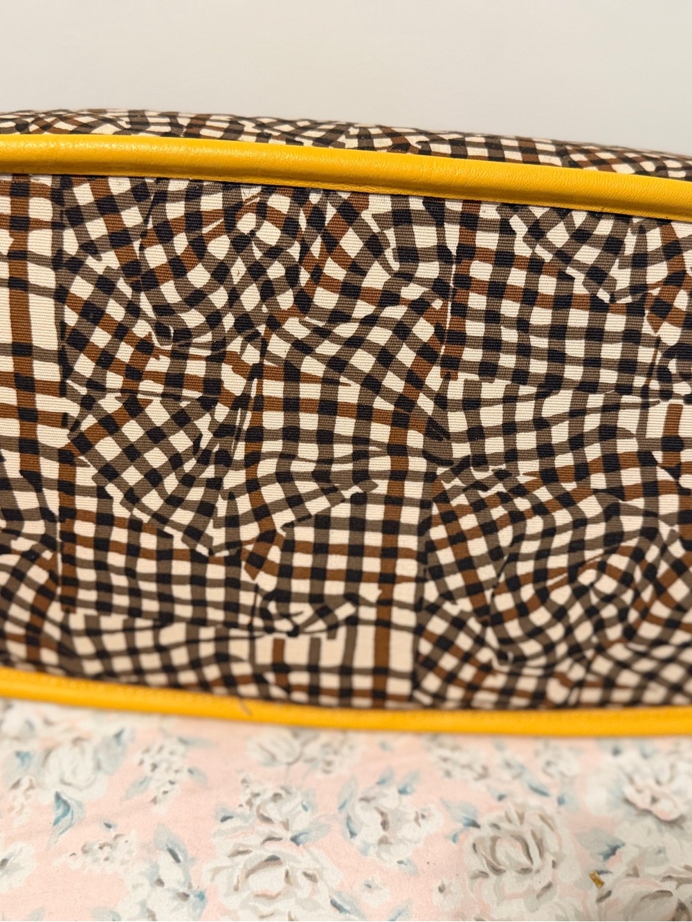 MCM Visetos Two-Tone Yellow Cognac Tote ! Nordstrom collab! - Picture 5 of 5
